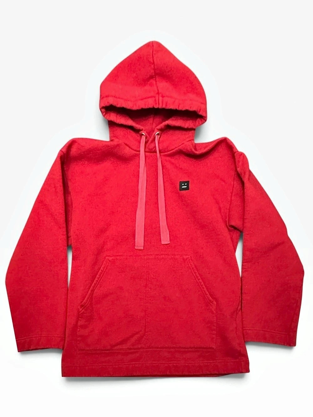 Acne Studios Ferris Face Hoodie Red Pullover
